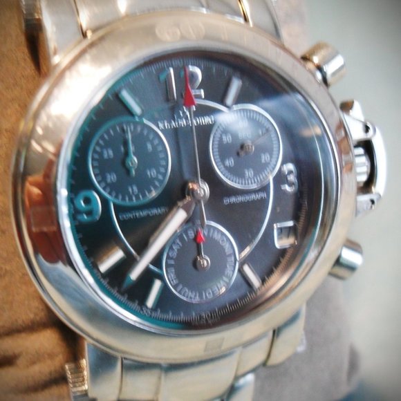 Klaus-Kobec Contemporary Chronograph KKL2008 .24 TCW Diamond Ladies Watch - Picture 3 of 7